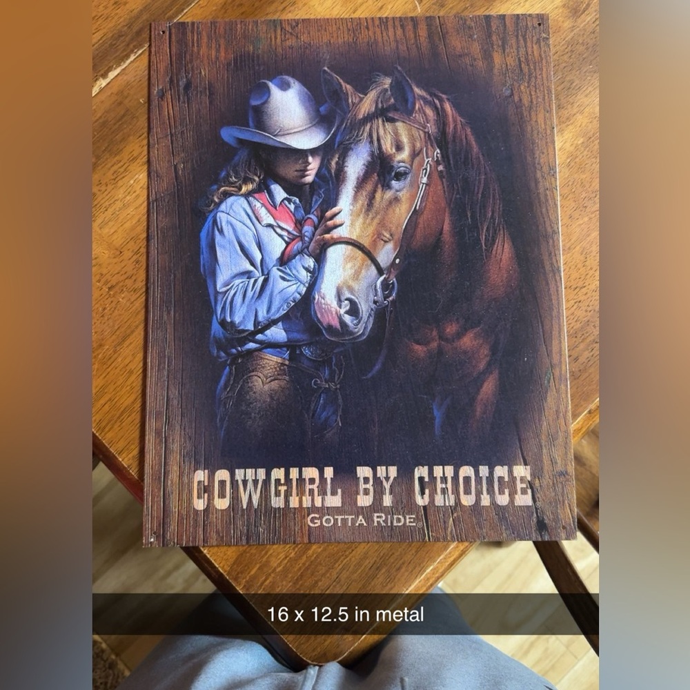 Cowgirl by Choice Poster